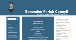 Desktop Screenshot of benendenparishcouncil.org